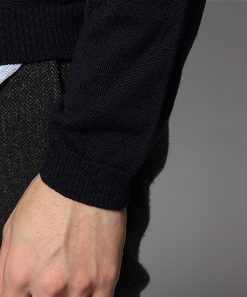 JOURNAL STANDARD(ジャーナルスタンダード)の「SVENSSON / スヴェンソン: POLO LONGSLEEVE / ニット(ニット/セーター・メンズ・グレー/ネイビー・X-SMALL/SMALL)」の7枚目の写真