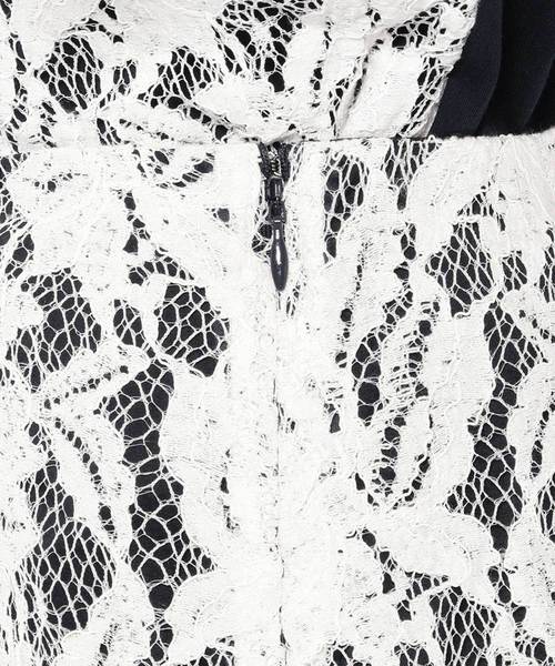 A/C DESIGN BY ALPHA CUBIC(エーシーデザインバイアルファキュービック)の「【レースセットアップ対応】レーススカート(スカート・レディース・オフホワイト/ネイビー・M size/L size)」の10枚目の写真