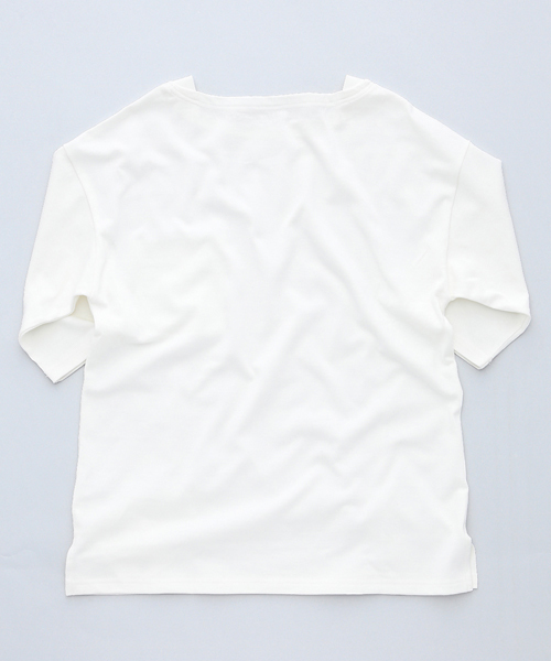 International Gallery BEAMS(インターナショナルギャラリービームス)の「Phingerin / Charlotte(Basque)(Tシャツ/カットソー・メンズ・ホワイト/ネイビー・SMALL/MEDIUM)」の14枚目の写真