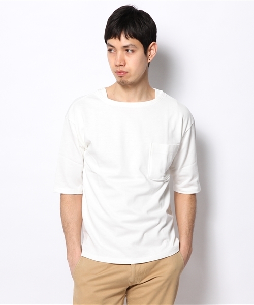 International Gallery BEAMS(インターナショナルギャラリービームス)の「Phingerin / Charlotte(Basque)(Tシャツ/カットソー・メンズ・ホワイト/ネイビー・SMALL/MEDIUM)」の17枚目の写真