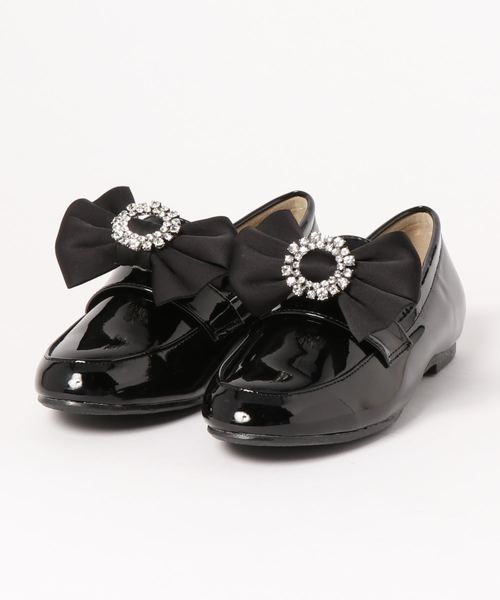 KOBE LETTUCE(コウベレタス)の「リボン付き2wayローファーシューズ(ローファー・レディース・ホワイト/ベージュ系その他/ブラック系その他・L/LL/M/S)」の8枚目の写真