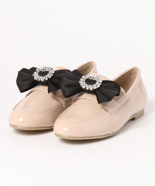 KOBE LETTUCE(コウベレタス)の「リボン付き2wayローファーシューズ(ローファー・レディース・ホワイト/ベージュ系その他/ブラック系その他・L/LL/M/S)」の9枚目の写真