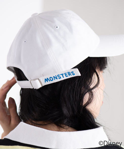 Disney（ディズニー）の「∴WEGO/Disney/別注モンスターズインクワンポイントキャップ（キャップ・レディース・ホワイト/ブラック・FREE）」の5枚目の写真