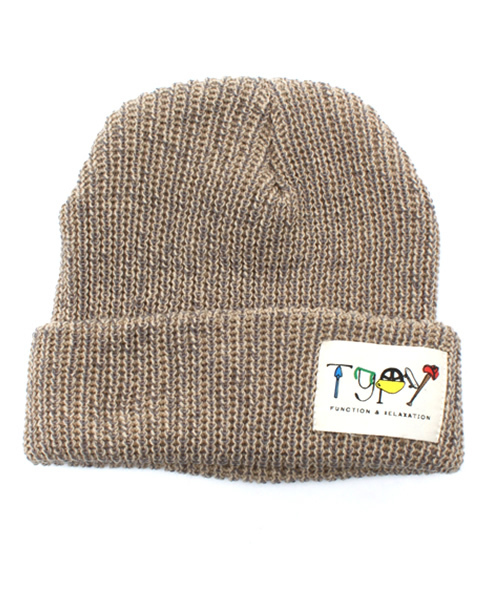 CIAOPANIC TYPY（チャオパニックティピー）の「KID'Sコットン混リブニットワッチ（ニットキャップ/ビーニー・キッズ・グレー/チャコールグレー/ネイビー/ピンク/ロイヤルブルー/ベージュ/マスタード/ホワイト・FREE）」の5枚目の写真