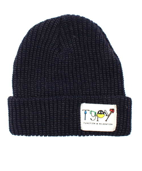 CIAOPANIC TYPY（チャオパニックティピー）の「KID'Sコットン混リブニットワッチ（ニットキャップ/ビーニー・キッズ・グレー/チャコールグレー/ネイビー/ピンク/ロイヤルブルー/ベージュ/マスタード/ホワイト・FREE）」の6枚目の写真