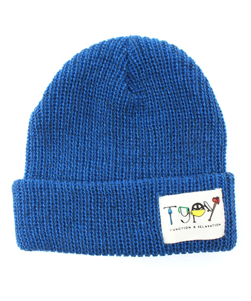 CIAOPANIC TYPY（チャオパニックティピー）の「KID'Sコットン混リブニットワッチ（ニットキャップ/ビーニー・キッズ・グレー/チャコールグレー/ネイビー/ピンク/ロイヤルブルー/ベージュ/マスタード/ホワイト・FREE）」の7枚目の写真