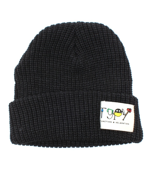 CIAOPANIC TYPY（チャオパニックティピー）の「KID'Sコットン混リブニットワッチ（ニットキャップ/ビーニー・キッズ・グレー/チャコールグレー/ネイビー/ピンク/ロイヤルブルー/ベージュ/マスタード/ホワイト・FREE）」の4枚目の写真