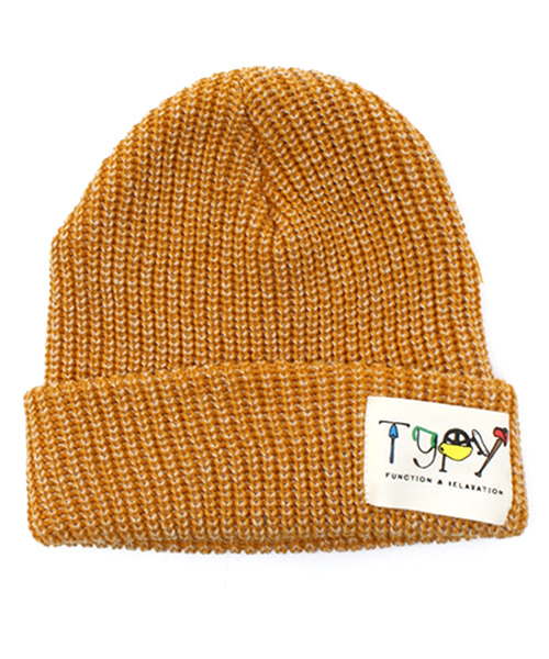 CIAOPANIC TYPY（チャオパニックティピー）の「KID'Sコットン混リブニットワッチ（ニットキャップ/ビーニー・キッズ・グレー/チャコールグレー/ネイビー/ピンク/ロイヤルブルー/ベージュ/マスタード/ホワイト・FREE）」の8枚目の写真