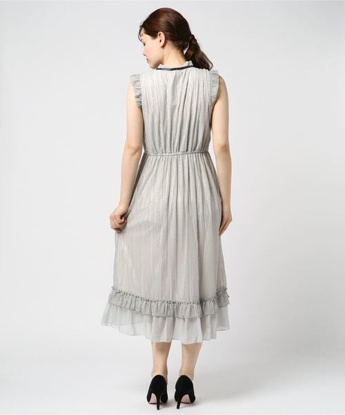 axes femme（アクシーズファム）の「レーシーノースリワンピース