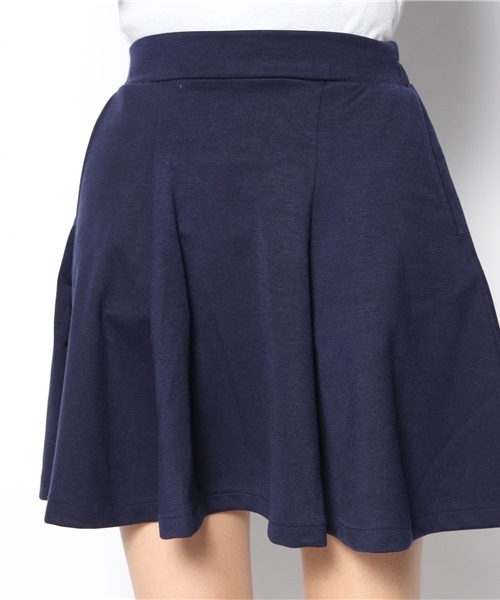 Denime（ドゥニーム）の「ポンチフレアスカート（スカート・レディース・ブラック/グレー/グリーン/ブルー/ネイビー・FREE）」の8枚目の写真