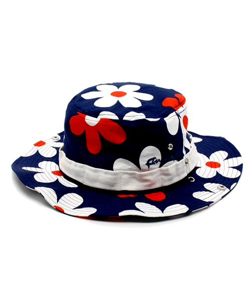 BEAMS BOY(ビームスボーイ)の「FUNAGOYA / プリントハット(ハット・レディース・ホワイト/ネイビー/その他1・ONE SIZE)」の2枚目の写真