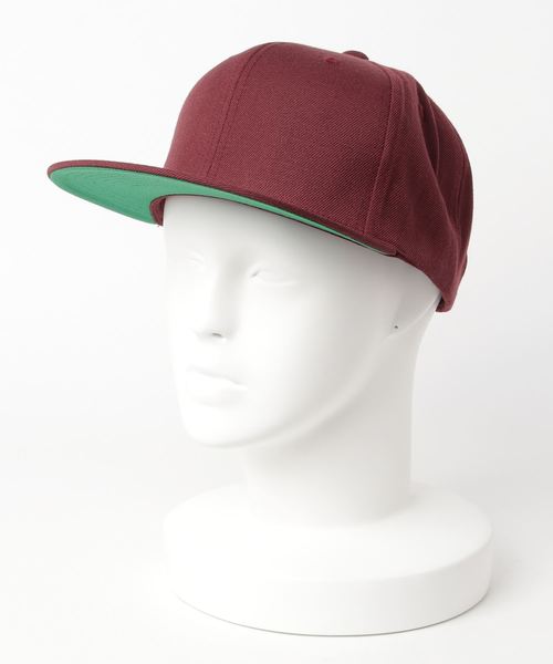 PARKS TOKYO SELECT（パークストウキョウセレクト）の「【YUPOONG】（UN）スナップバックキャップ（キャップ・メンズ・マルーン/チャコール/グレー/ブラック/グリーン/ネイビー/ナチュラル・FREE）」の7枚目の写真