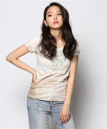 goa | シェル・ターコイズネックレスTシャツ(Tシャツ/カットソー)