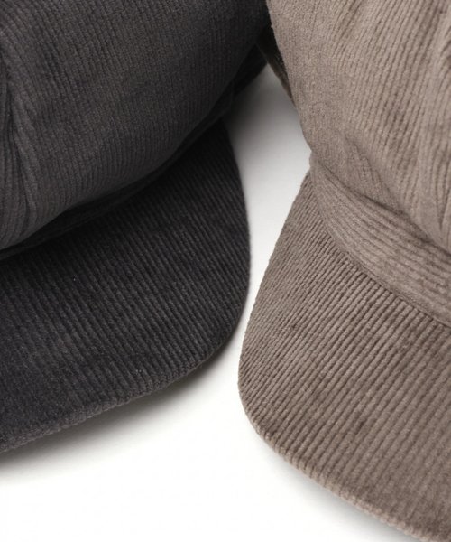 BAYFLOW（ベイフロー）の「コーテﾞュロイキャスケット（キャスケット・レディース・ベージュ/ブラウン/チャコール・FREE）」の11枚目の写真