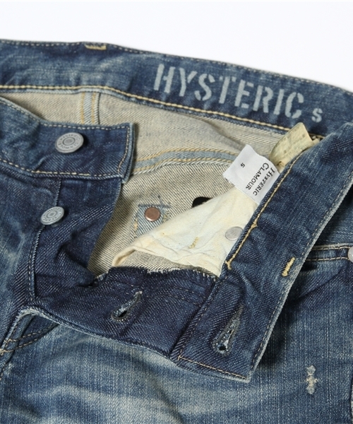 HYSTERIC GLAMOUR（ヒステリックグラマー）の「SP加工SデニムスリムPT（デニムパンツ・レディース・インディゴブルー・XX-SMALL/SMALL/MEDIUM/X-SMALL）」の2枚目の写真