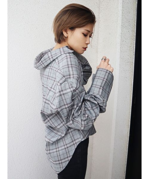 EMODA（エモダ）の「ギャザースリーブシャツ（シャツ/ブラウス・レディース・その他/ブラック/その他1・FREE）」の15枚目の写真