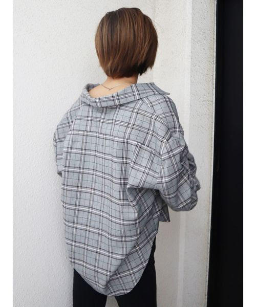 EMODA（エモダ）の「ギャザースリーブシャツ（シャツ/ブラウス・レディース・その他/ブラック/その他1・FREE）」の6枚目の写真