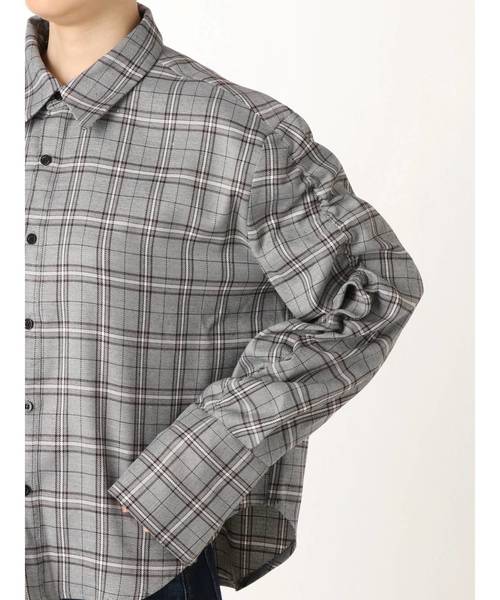 EMODA（エモダ）の「ギャザースリーブシャツ（シャツ/ブラウス・レディース・その他/ブラック/その他1・FREE）」の5枚目の写真