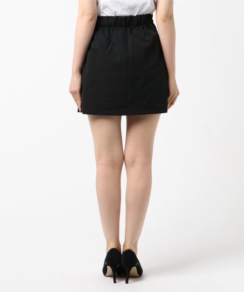 DING（ディング）の「DING/ベルトプリーツスカート（スカート・レディース・ブラック/ベージュ・FREE）」の4枚目の写真