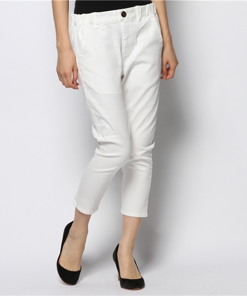 CIAOPANIC TYPY（チャオパニックティピー）の「コットンツイルストレッチテーパードパンツ2（チノパンツ・レディース・ネイビー/ホワイト/ベージュ・MEDIUM/SMALL/LARGE）」の14枚目の写真