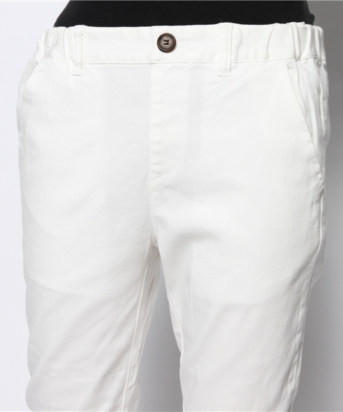 CIAOPANIC TYPY（チャオパニックティピー）の「コットンツイルストレッチテーパードパンツ2（チノパンツ・レディース・ネイビー/ホワイト/ベージュ・MEDIUM/SMALL/LARGE）」の8枚目の写真