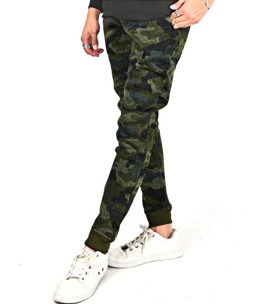 LUXSTYLE（ラグスタイル）の「メランジフリースパンツ（その他パンツ・メンズ・ブラック/杢グレー/グレー系その他/グリーン系その他・S/M/L/XL）」の4枚目の写真