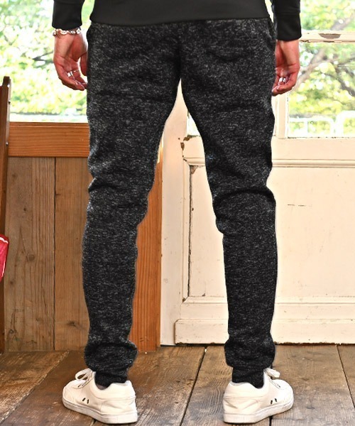 LUXSTYLE（ラグスタイル）の「メランジフリースパンツ（その他パンツ・メンズ・ブラック/杢グレー/グレー系その他/グリーン系その他・S/M/L/XL）」の5枚目の写真