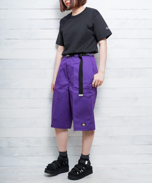 Dickies（ディッキーズ）の「【78】【Dickies（ディッキーズ）】ライブショーツ（チノパンツ・メンズ・ブラック/ベージュ/ピンク/パープル/レッド/モスグリーン/ネイビー/カーキ/ブラウン/ホワイト・28inch/30inch/32inch/34inch/36inch/26inch）」の17枚目の写真