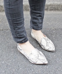 〈あしながおじさん〉ポインテッドトゥモカシューズ