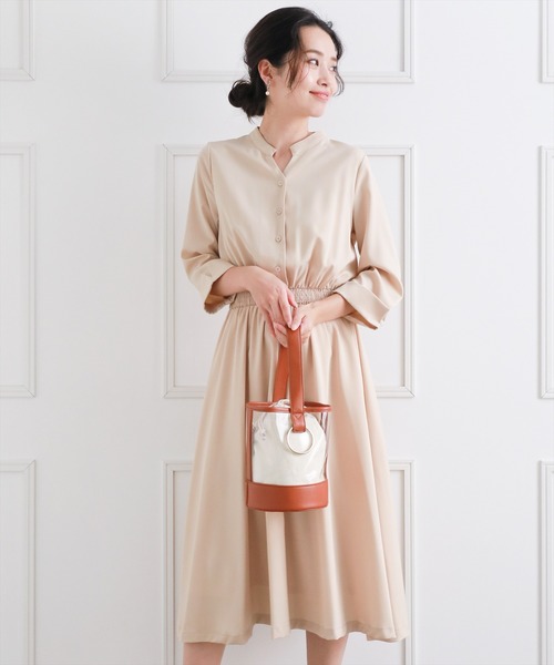 ウエストシャーリングシャツ風ワンピース ワンピース Clear クリア のファッション通販 Zozotown