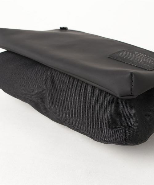 Misto Forza（ミストフォルツァ）の「ミストフォルツァ【Misto Forza】サコッシュショルダーバック（ショルダーバッグ・メンズ・ブラック/ホワイト/イエロー・フリー）」の5枚目の写真