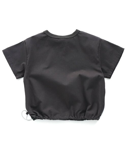 BREEZE(ブリーズ)の「/WEB限定 布帛半袖Tシャツ(Tシャツ/カットソー・キッズ・チャコール/カーキ・100/110/90/120/130/140)」の7枚目の写真