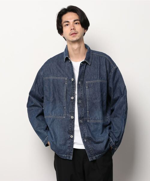 ジョンブル　児島ジーンズ　アメリカ軍　デニムプルオーバージャケット Johnbull（ジョンブル）の「Johnbull OVER ARMY JACKET (ジョンブル