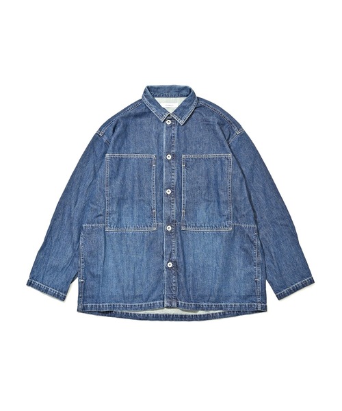 ジョンブル　児島ジーンズ　アメリカ軍　デニムプルオーバージャケット Johnbull（ジョンブル）の「Johnbull OVER ARMY JACKET (ジョンブル