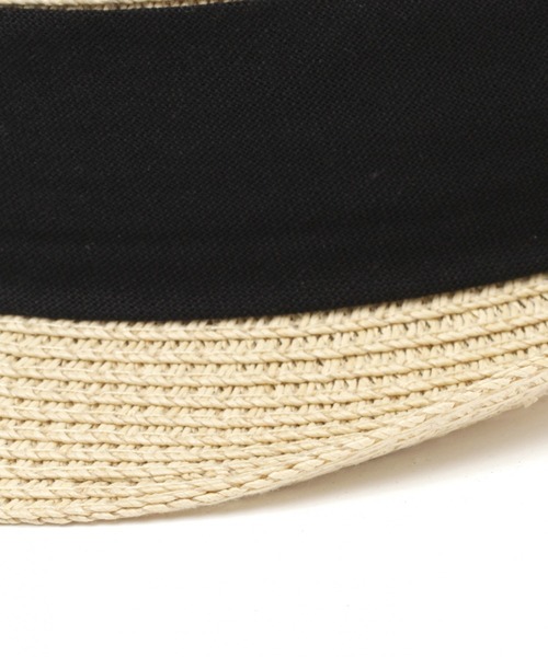 LAKOLE（ラコレ）の「【UVカット】バックリボン中折れハット / LAKOLE（ハット・レディース・ブラック/サンドグレー/ダークオリーブ・FREE）」の10枚目の写真
