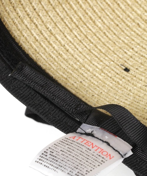 LAKOLE（ラコレ）の「【UVカット】バックリボン中折れハット / LAKOLE（ハット・レディース・ブラック/サンドグレー/ダークオリーブ・FREE）」の5枚目の写真