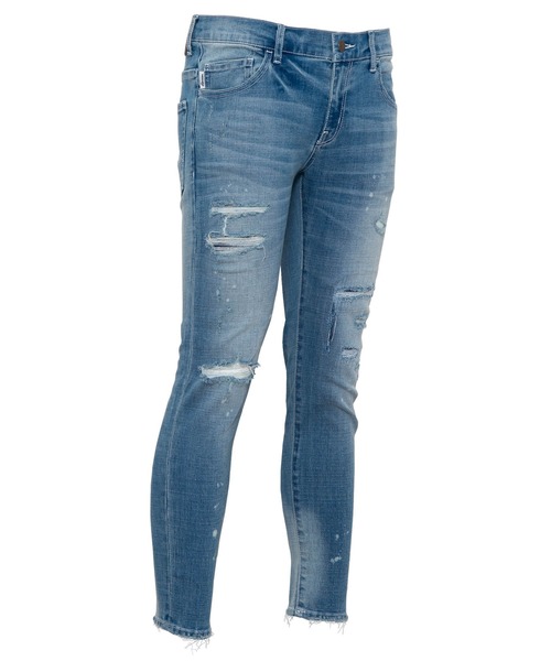 #Re:room（リルーム）の「ヴィンテージリメイクスキニーデニム（デニムパンツ・メンズ・ブラック/ライトブルー・MEDIUM/SMALL）」の15枚目の写真