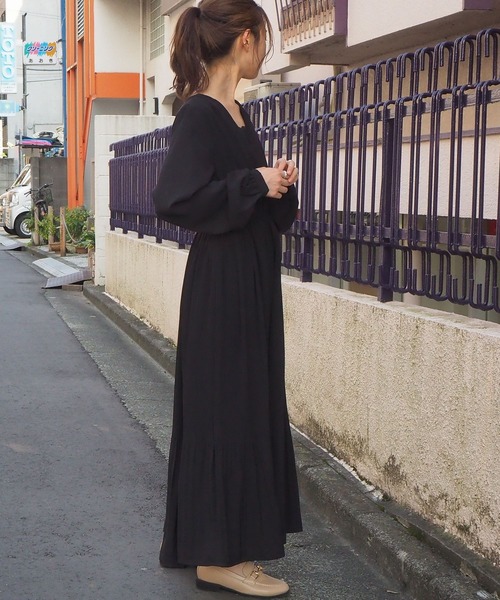 tiptop（ティップトップ）の「2020AW カシュクールワンピース（ワンピース・レディース・アイボリー/A/B/ブラック/グリーン/ブルー・FREE）」の11枚目の写真