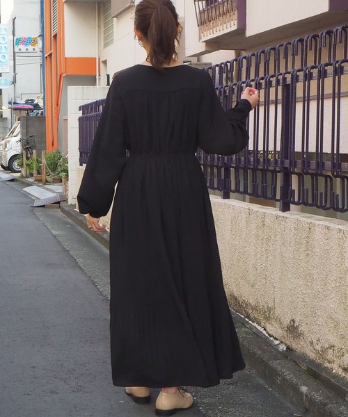 tiptop（ティップトップ）の「2020AW カシュクールワンピース（ワンピース・レディース・アイボリー/A/B/ブラック/グリーン/ブルー・FREE）」の12枚目の写真