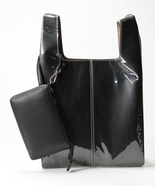 BEAUTY&YOUTH UNITED ARROWS（ビューティーアンドユースユナイテッドアローズ）の「BY ステッチカバーショッピングバッグ ◆（ハンドバッグ・レディース・ブラック/オレンジ系その他/モカ・FREE）」の2枚目の写真