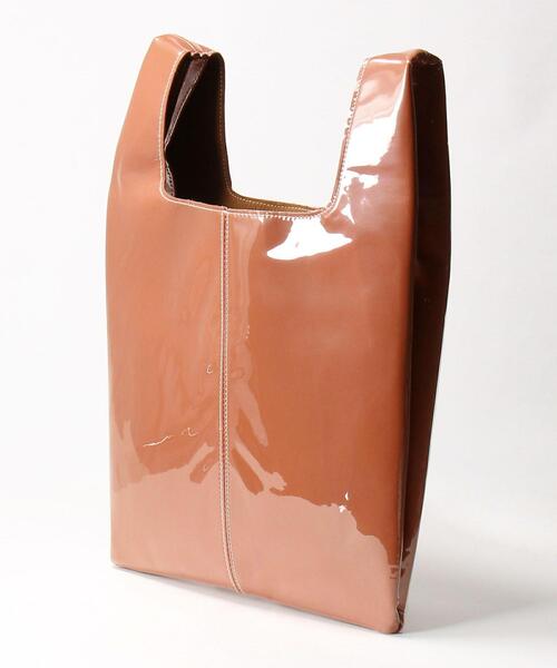 BEAUTY&YOUTH UNITED ARROWS（ビューティーアンドユースユナイテッドアローズ）の「BY ステッチカバーショッピングバッグ ◆（ハンドバッグ・レディース・ブラック/オレンジ系その他/モカ・FREE）」の6枚目の写真