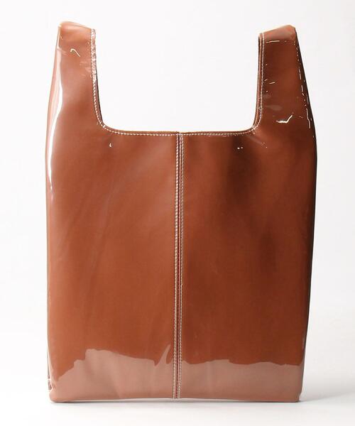 BEAUTY&YOUTH UNITED ARROWS（ビューティーアンドユースユナイテッドアローズ）の「BY ステッチカバーショッピングバッグ ◆（ハンドバッグ・レディース・ブラック/オレンジ系その他/モカ・FREE）」の7枚目の写真