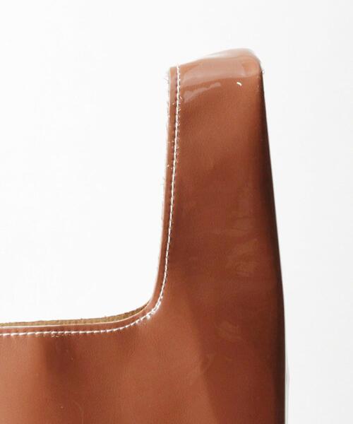 BEAUTY&YOUTH UNITED ARROWS（ビューティーアンドユースユナイテッドアローズ）の「BY ステッチカバーショッピングバッグ ◆（ハンドバッグ・レディース・ブラック/オレンジ系その他/モカ・FREE）」の9枚目の写真