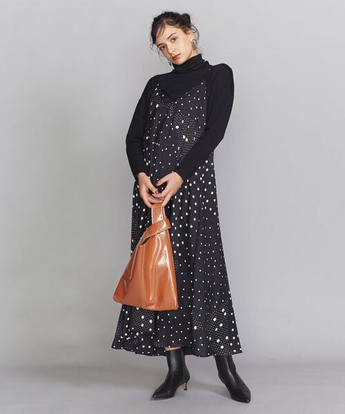 BEAUTY&YOUTH UNITED ARROWS（ビューティーアンドユースユナイテッドアローズ）の「BY ステッチカバーショッピングバッグ ◆（ハンドバッグ・レディース・ブラック/オレンジ系その他/モカ・FREE）」の18枚目の写真