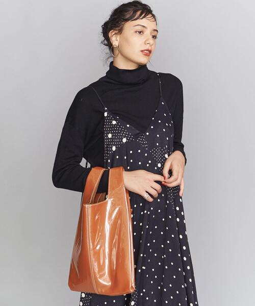 BEAUTY&YOUTH UNITED ARROWS（ビューティーアンドユースユナイテッドアローズ）の「BY ステッチカバーショッピングバッグ ◆（ハンドバッグ・レディース・ブラック/オレンジ系その他/モカ・FREE）」の19枚目の写真