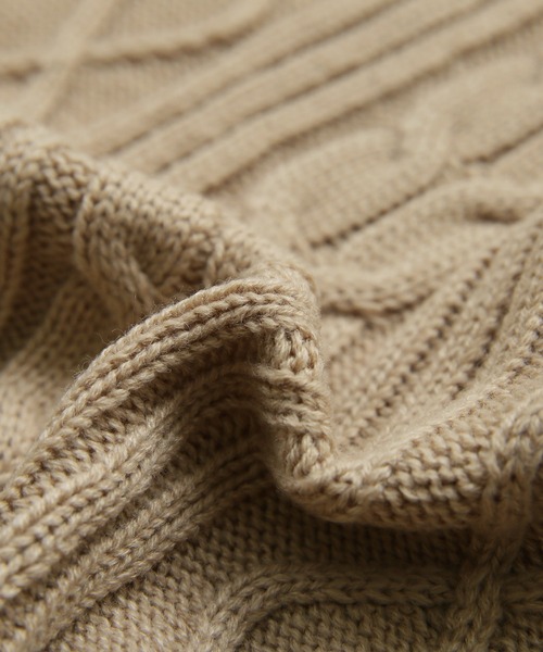 n'OrLABEL（ノアールレーベル）の「『ニットベスト×ブラウスセット』（ベスト・レディース・ベージュ/テラコッタ/ブラック/オリーブ・1/2）」の10枚目の写真