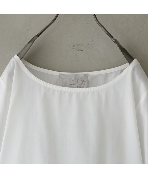 n'OrLABEL（ノアールレーベル）の「『ニットベスト×ブラウスセット』（ベスト・レディース・ベージュ/テラコッタ/ブラック/オリーブ・1/2）」の13枚目の写真