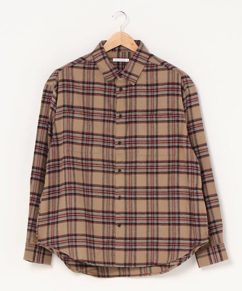 WEGO（ウィゴー）の「WEGO/ドロップショルダーネルシャツ（シャツ/ブラウス・メンズ・ベージュ系その他2/ブラウン系その他2/グリーン系その他2/ブルー系その他2・MEDIUM/SMALL/LARGE）」の19枚目の写真