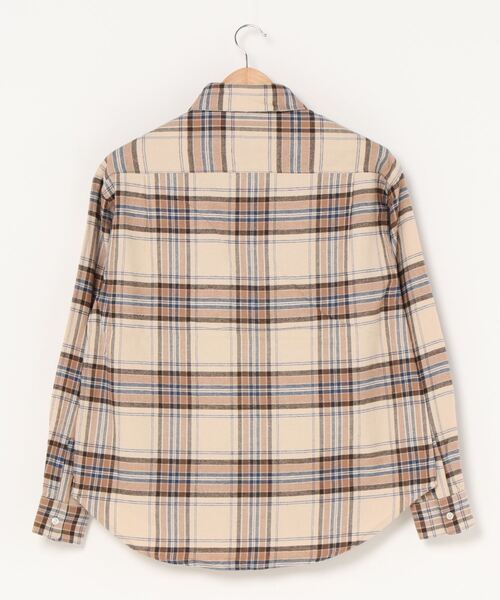 WEGO（ウィゴー）の「WEGO/ドロップショルダーネルシャツ（シャツ/ブラウス・メンズ・ベージュ系その他2/ブラウン系その他2/グリーン系その他2/ブルー系その他2・MEDIUM/SMALL/LARGE）」の12枚目の写真