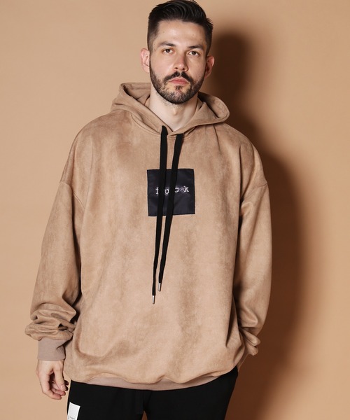 GALLIS ADDICTION（ガリスアディクション）の「GA SUEDE GIRL/スエード ガール パーカー（パーカー・メンズ・ホワイト/ブラック/ベージュ・M/L）」の3枚目の写真